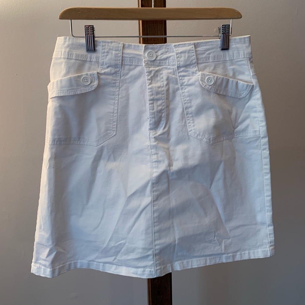 MYSTYLE | White Cotton Skort | SZ  M
